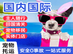 牡丹江机场托运国际宠物托运 【国